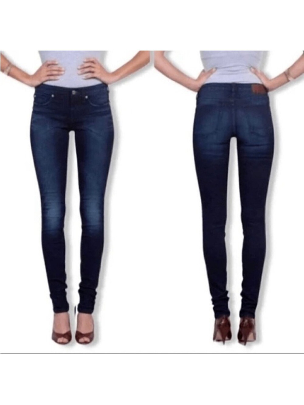 Henry & Belle Lila Super Skinny Dark Wash Jeans Size 25